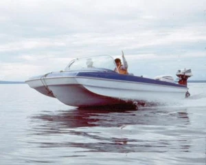 MODIFIED TRI-HULL TRAILERABLE BOAT COVER 17'5" TO 18'4" MAX 88" BEAM OB US MADE - Bild 1 von 5