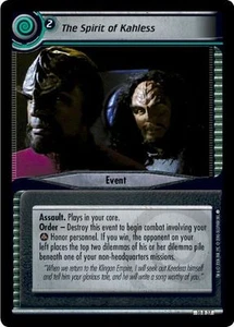 Star Trek CCG 2E Registro del Capitán El Espíritu de Kahless 10R37 - Imagen 1 de 1