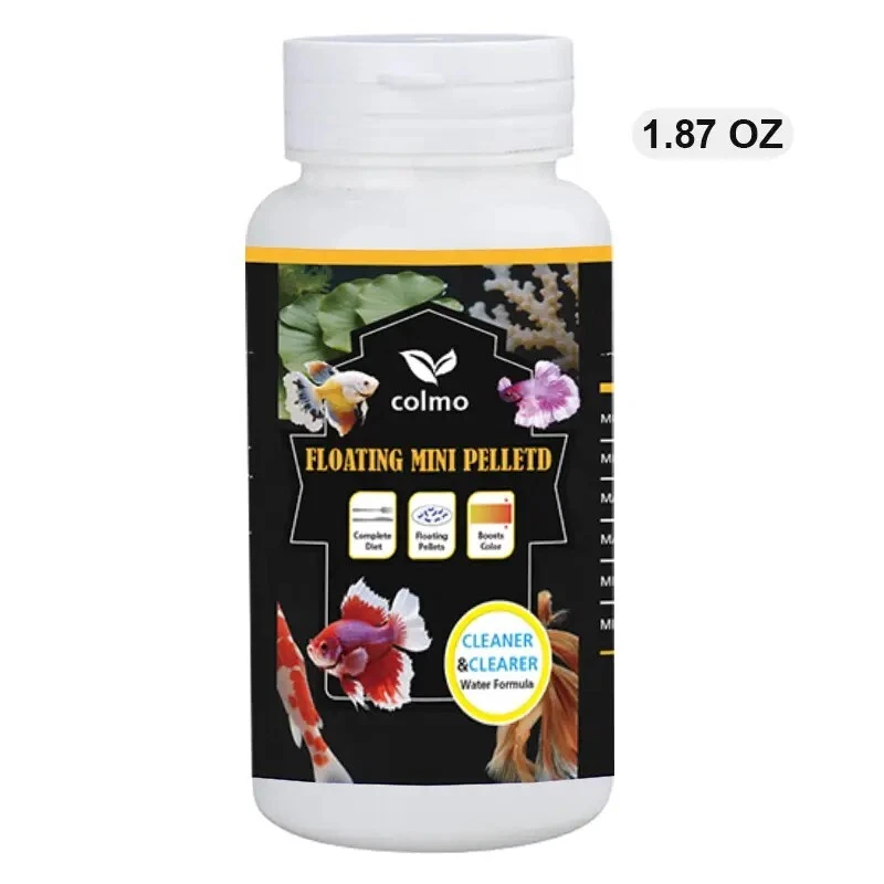 Mini pellets flotantes de comida para peces Betta contienen gusanos de sangre reales para Betta's Healt Foto 1 de 4