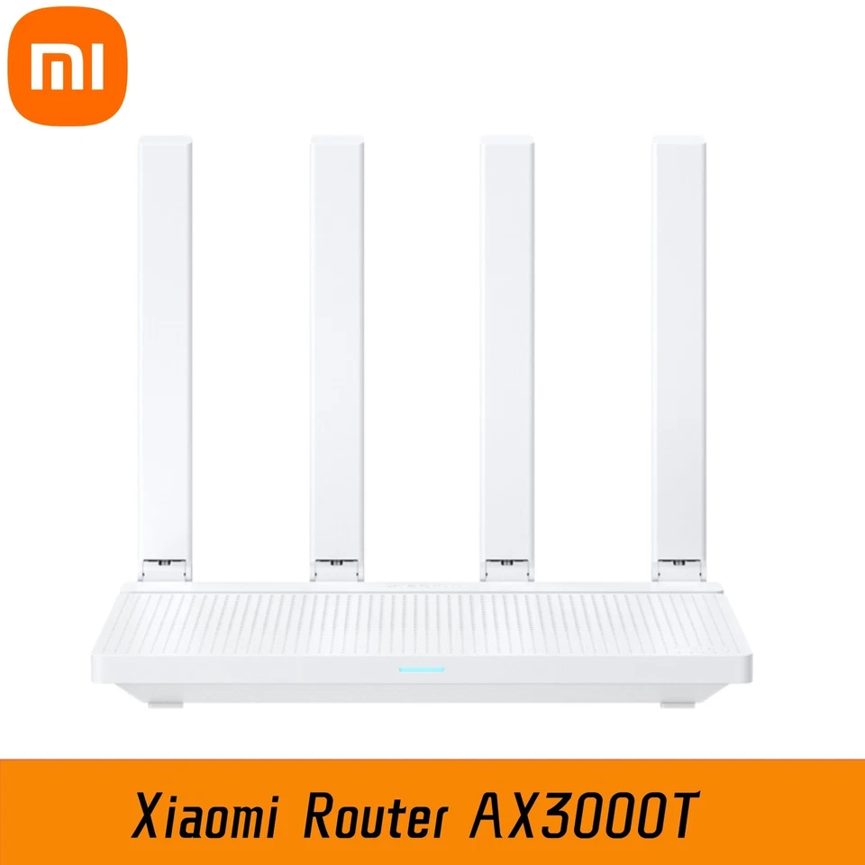 Xiaomi Router AX3000T 2.4G/5G Wi-Fi 6 Home Network 1000M Wireless Router 4 LAN - Image 1 of 4