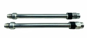 Par de tuberías con soporte de aceite con tornillo de construcción temprana para Ford Powerstroke 2003-04 - Imagen 1 de 2