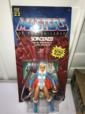 Mattel Masters of the Universe Origins Sorceress Action Figure Retro Play MINTY - Image 1 of 4