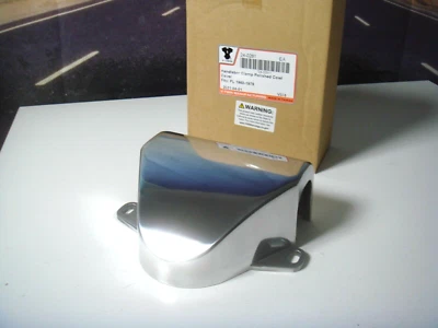 Harley FL Handlebar Clamp Cover Polished 60-79 Cowl Pan Shovel V-Twin 24-0281 X8 - Image 1 of 4