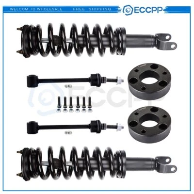 6 x Sway Bar Complete Strut Spring 2" Leveling Lift Kit For 06-07 Dodge Ram 1500 - Imagem 1 de 4