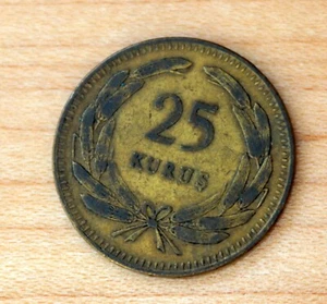 1948 Turkey 25 Kurus - Picture 1 of 2