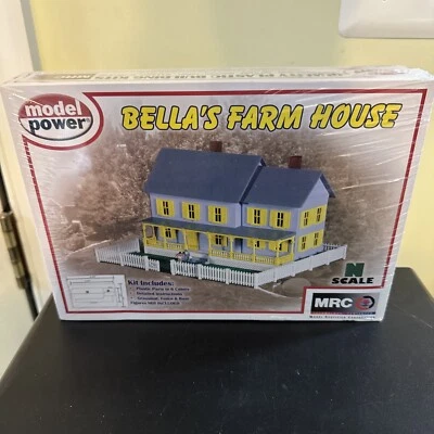 N Scale BELLA'S FARM HOUSE Kit Model Power #1559 - Image 1 of 4