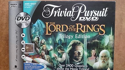 The Lord of the Rings, Trivial Pursuit, DVD  Board Game (CONTENTS SEALED) - Image 1 of 4