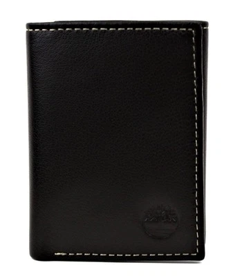 Cartera de cuero Timberland - Cartera triple de cuero genuino premium para hombre Foto 1 de 4