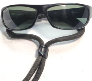Gafas de sol Ray-Ban, RB 4046 601-S/9A 3P negro mate polarizadas, plástico, Italia - Imagen 1 de 10