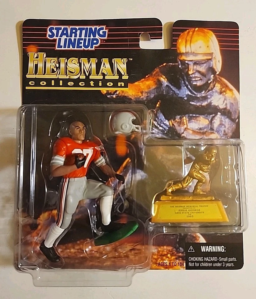 Eddie George 1997 Kenner Starting Lineup Heisman Trophy Collection