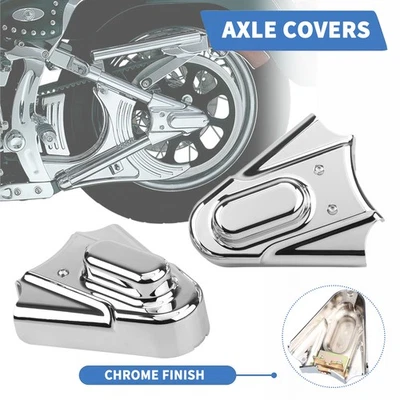 Cubiertas de eje de basculante Phantom cromadas para Harley Heritage Softail Fatboy FXSTC Foto 1 de 4