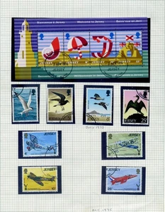 JERSEY UK BRITAIN MNH CTO STAMPS, SETS, BIRDS, PLANES, QEII BEACHES, PHILATELICS - Picture 1 of 3