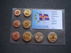 TOP Island Euro Proben Kursmünzensatz im Blister! KMS! € Probe!