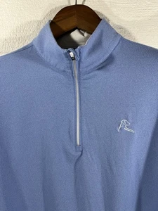 Rhoback Pullover Damen XL Blau 1/4 Zip Langarm Performance Golf 1/4 - Bild 1 von 5
