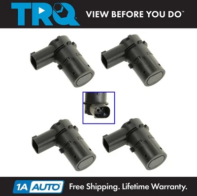 TRQ Backup Reverse Parking Aid Sensor Kit Set of 4 for Ford Lincoln - Image 1 of 4