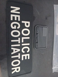 POLICE NEGOTIATOR Embroidery Patch 4X10 As Shown NIP Free Shipping M7 - Picture 1 of 1