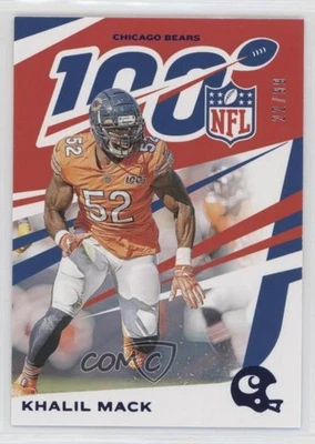 2019 Panini Chronicles NFL 100 Blue /99 Khalil Mack #16 - Image 1 of 2