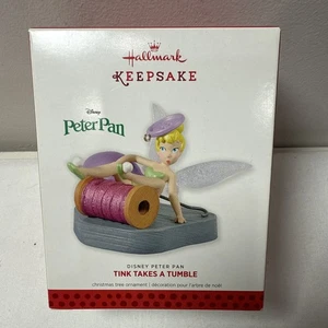 2013 Hallmark Disney Ornament Peter Pan TinkerBell "Tink Takes A Tumble" Neu - Bild 1 von 6