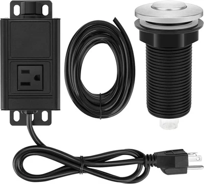 Kit Interruttore Aria Smaltimento Rifiuti Interruttore Aria Lavello Top per Smaltimento Rifiuti Alimentari - Immagine 1 di 4