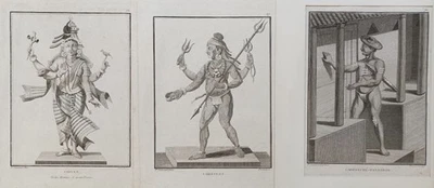 Chiven Carépatré Vairevert - Poisson - 3 Kupferstiche Sonnerat Voyage Indes 1806 - Bild 1 von 4