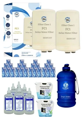 FC1 FILTER eks 2pc Compatable Enagic Kangen +24CleningP+1Bot +6Enhancr +2bag New - Image 1 of 4