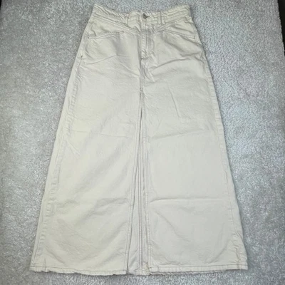 Maxi falda vaquera Free People We The Free Come As You Are crema para mujer 10 Foto 1 de 4