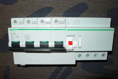 DISJONCTEUR DIFFERENTIEL TETRA 80A 300mA AC COURBE C SCHNEIDER ELECTRIC 80AMPERE - Photo 1/4