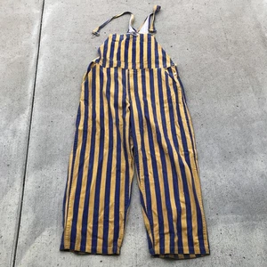 Spiel Latzhose Latzhose lila gelb Erwachsene Gr. XL Minnesota Vikings Knopf fehlt - Bild 1 von 18