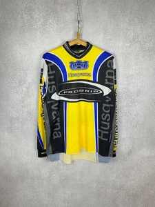 Camiseta deportiva de motocross Husqvarna ProGrip XL vintage 1999 hecha en Italia rara MX - Imagen 1 de 17