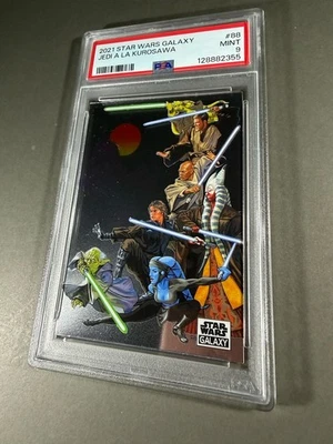 (PSA 9) 2021 Star Wars Galaxy #88, “Jedi A La Kurosawa” - Image 1 of 3
