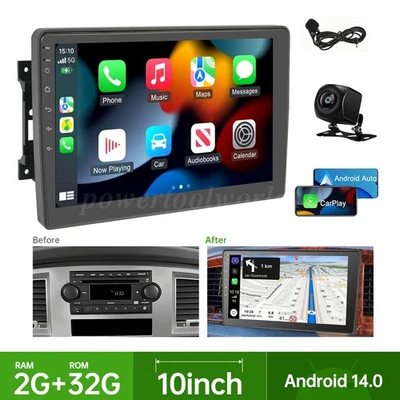 For 2006-2008 Dodge Ram 1500 2500 3500 Wireless CarPlay Car Stereo Radio Android Foto 1 de 4