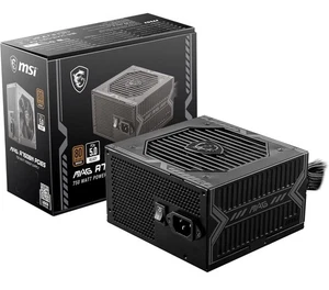 MSI 750W MAG A750BN PCIE5 80 PLUS BRONZE Certified Power Supply PSU - Afbeelding 1 van 17