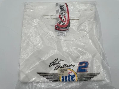 Chase Rusty Wallace NASCAR “Miller Lite - Harley Davidson”  Large Tank Top - New - Image 1 of 4