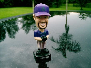 Lil' Bobber L. GONZALEZ MLB 4" Bobblehead~ GOOD CONDITION LOOK AT ALL OF THEM - Picture 1 of 5