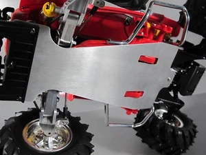 Aluminum Bottom Chassis Plate Tamiya 1/10 Blackfoot Monster Beetle Brat Blaster - Picture 1 of 3