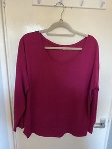 Next Size 16 Long Sleeved Pink Top - Picture 1 of 6