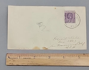 FIJI 1d Cover to San Francisco 1920s King George V - Picture 1 of 2