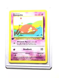 SLOWPOKE - 67/82 - 1ª Edición Team Rocket - Común - Pokemon - Casi Nuevo - Imagen 1 de 1