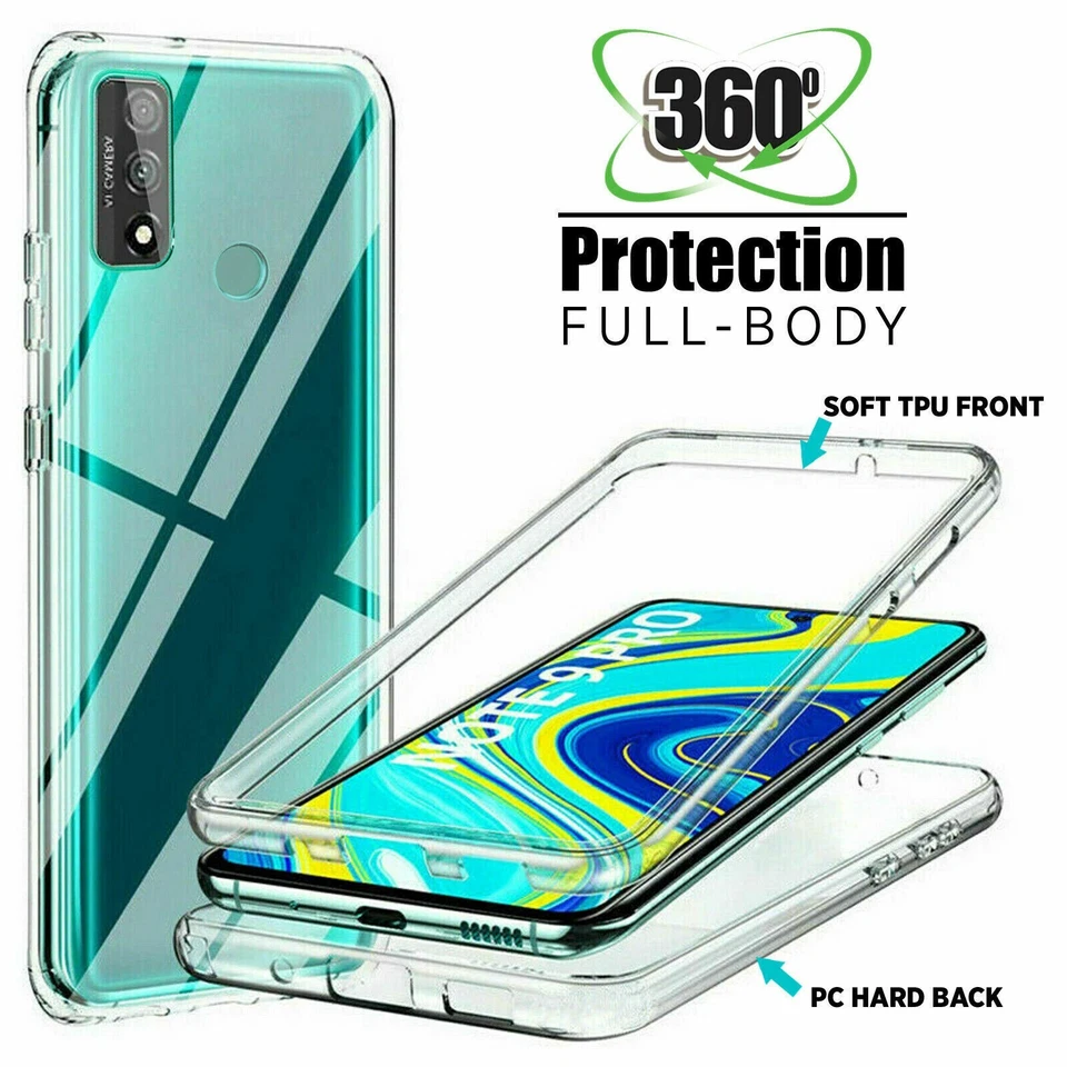For Huawei P30 P20 Pro Mate P Smart Cover Case 360 Hybrid Shockproof - Image 1 of 3