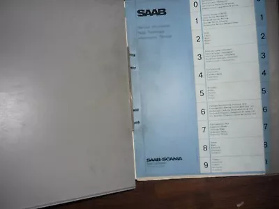 Carpeta SAAB 99 original de SAAB manual de taller información de servicio 1973 - Imagen 1 de 3