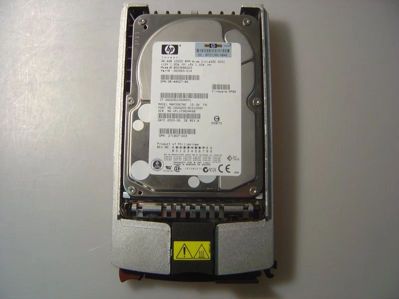 HP 36GB 286713-B22 SCSI 10K Hot-Swap LFF Festplatte für Proliant, 289041-001 NEU - Bild 1 von 1