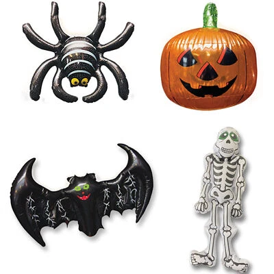 GEM IMPORTS LTD Halloween Skeleton Pumpkin Bat Spider Reusable Inflatables Scary Party Decor UK