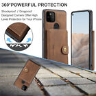 For iPhone 15/14/13/12/11  PU Leather Back Wallet Magnetic Flip Cover Slim Case