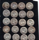 (20) U.S. SILVER  mixed date Washington Quarters