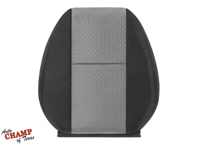 08 Chevy Silverado 3500 LS LT -Driver Side Lean Back Cloth Seat Cover Black/Gray - Image 1 of 4