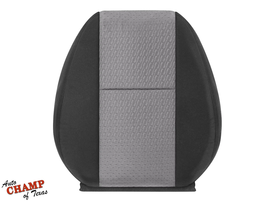 2007-2009 Chevy Silverado 3500-Driver Side Lean Back Cloth Seat Cover Black Gray - Image 1 of 4