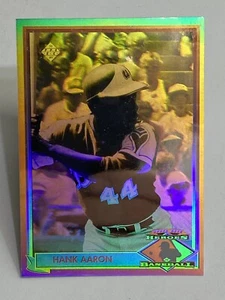 1991 Upper Deck HANK AARON Heroes Of Baseball Hologram Card #HH1 *FREE SHIPPING* - Picture 1 of 2