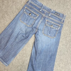 Viggos Jeans Womens 26 Studio Cropped Skinny Stretch Flap Pocket Y2K Casual - Picture 1 of 14