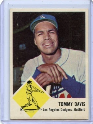 1963 Fleer Tommy Davis Los Angeles Dodgers #40 🚀😳💥 EXMT - Image 1 of 2