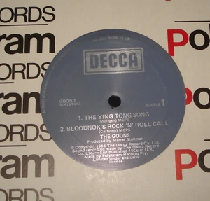 GOONS – THE YING TONG SONG AUSSIE DECCA 12" EP Peter Sellers, Spike Milligan - Picture 1 of 1